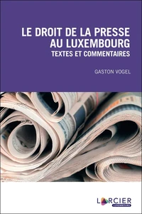 Le droit de la presse