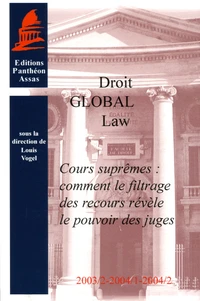 Droit global, law.Cours suprêmes : comment le filtrage des recours révèle le pouvoir des juges