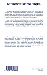 Dictionnaire Politique