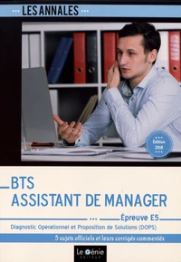 Diagnostic opérationnel et proposition de solutions Epreuve E5 BTS Assistant de manager