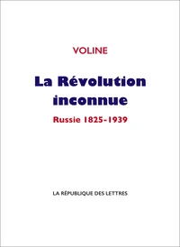 La révolution inconnue