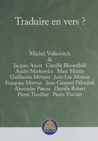 Traduire en vers ?