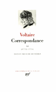  Voltaire - Correspondance - Tome 11, Juillet 1772-Décembre 1774.