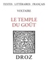  Voltaire et Elie Carcassone - Le Temple du goût.