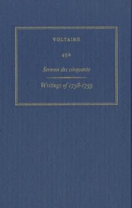 Les oeuvres complètes de Voltaire