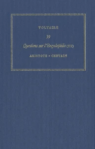 Les oeuvres complètes de Voltaire