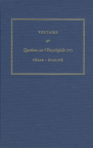 Les oeuvres complètes de Voltaire