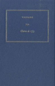 Les oeuvres complètes de Voltaire