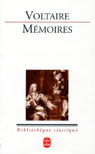 Voltaire - Mémoires pour servir à la vie de M. de Voltaire.