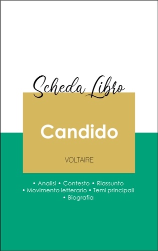 Scheda libro Candido (analisi letteraria di riferimento e riassunto completo)