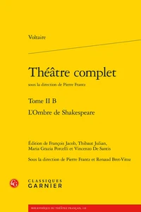 Théâtre complet