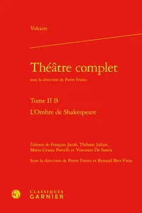 Théâtre complet