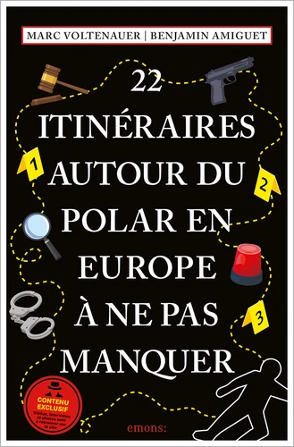 couverture de : 22 itin&eacute;raires autour du polar en Europe &agrave; ne pas manquer
