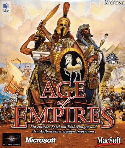  Macsoft - Age of Empires. - Version allemande, CD-ROM.