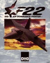  DID - F22 - DID Air Dominance Fighter, CD-Rom.