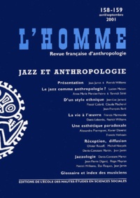  EHESS - L'Homme N° 158-159 Avril-Septembre 2001 : Jazz et anthropologie.