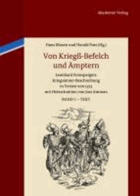 Von Kriegß-Befelch und Ämptern 2 Bände - Leonhard Fronspergers Kriegsämter-Beschreibung in Versen von 1573 mit Holzschnitten von Jost Amman.