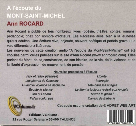 A l'écoute du Mont-Saint-Michel  avec 1 CD audio