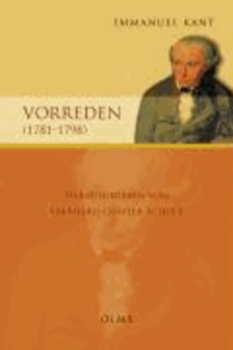 Vorreden (1781-1798).