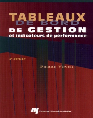  Voyer - TABLEAUX DE BORD DE GESTION ET INDICATEURS DE PERFORMANCE.