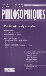  CNDP - Cahiers philosophiques N° 140 : Diderot polygraphe.