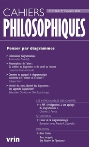  Vrin - Cahiers philosophiques N° 163 /4e trimestre 2020 : Penser par diagramme.