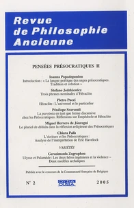 Pensées présocratiques