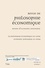 Revue de philosophie économique Volume 24 N° 1, 2023 La philosophie économique en Chine