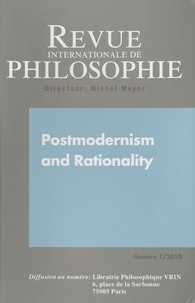 Nick Turnbull - Revue internationale de philosophie N° 251/2010 : Postmodernism and Rationality.