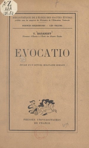 Evocatio. Étude d'un rituel militaire romain