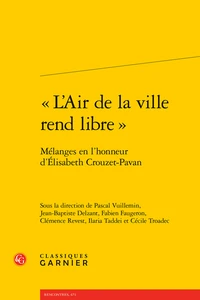 L'air de la ville rend libre
