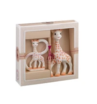 Création classique - composition 1 (sophie la girafe + anneau de dentition à bas