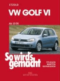 VW Golf VI von 10/08 bis 10/12 - Benziner 1,2l/ 63kW (85 PS) 6/10-10/12 bis 2,0l/199kW (270 PS) 12/09-10/12. Diesel 1,6l/ 66kW (90 PS) 5/09-10/12 bis 2,0l/ 125kW (170 PS) 5/09-10/12.