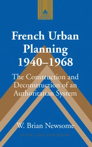 French Urban Planning 1940-1968