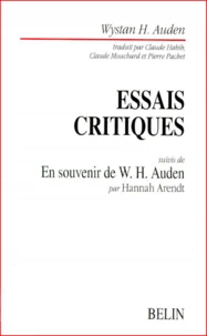 Essais critiques