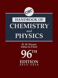 W. M. Haynes - handbook of chemistry and physics . - 96th edition.