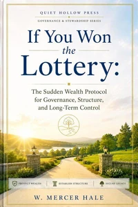 If You Won the Lottery: The Sudden Wealth Protocol for Governance, Structure, and Long-Term Control