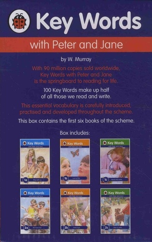Key Words With Peter And Jane. Coffret en 6 volumes : 1a, Play with us ; 1b, Look at this ; 1c, Read and write ; 2a, We have fun ; 2b, Have a go ; 2c, I like to write