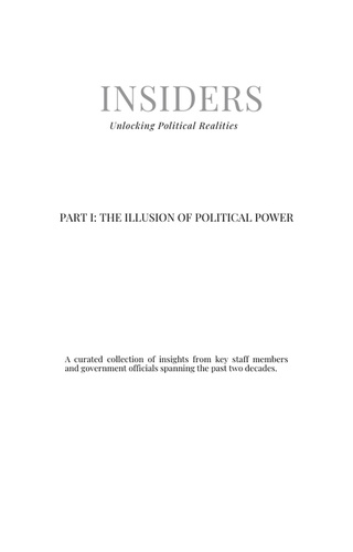  W - Part I: The Illusion of Political Power - Insiders, #1.