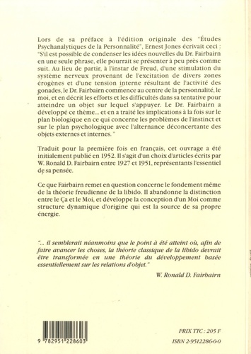 Etudes psychanalytiques de la personnalité