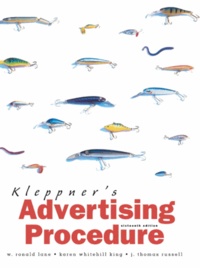 W-Ronald Lane - Kleppner's Advertising Procedure.