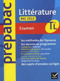 Littérature Terminale L Bac 2012