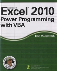 Excel 2010 Power Programming with VBA