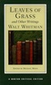 Walt Whitman et Michael Moon - Leaves of Grass and Other Writings.