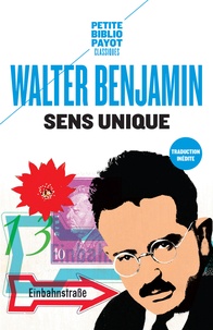 Pdf ebooks téléchargements gratuits Sens unique 9782228908382 par Walter Benjamin (French Edition) 