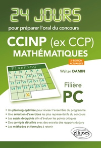 Walter Damin - Mathématiques - Concours CCP, Filière PC.