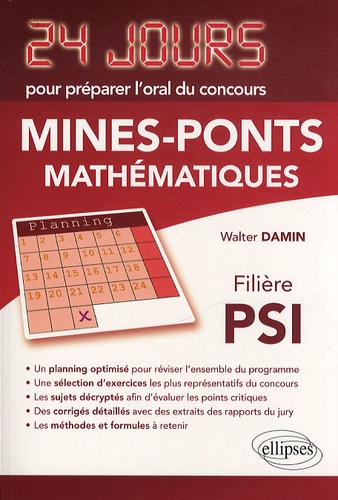 Mathématiques. Concours Mines-Ponts, filière PSI