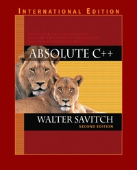 Walter J. Savitch - Absolute C++ Student access  kit.