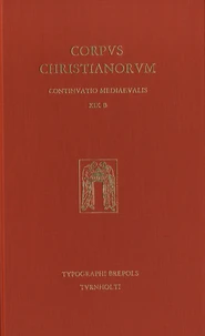 Corpus Christianorum, Continuatio Mediaevalis XIX B