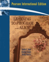 Wanda P.Dann - Learning to Program with Alice (international edition).